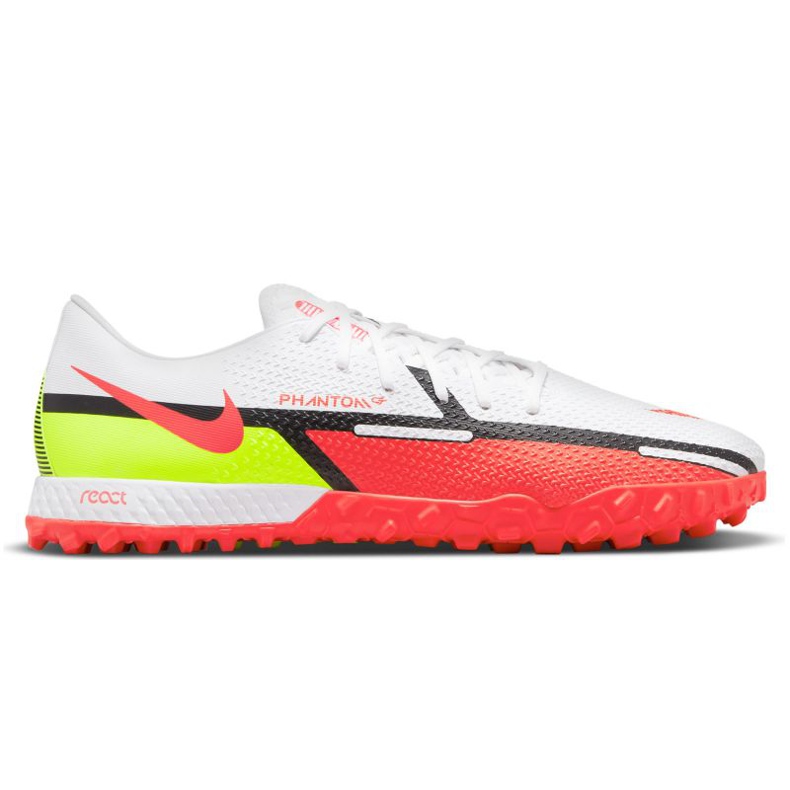Nike React Phantom GT2 Pro Tf M DC0768-167 Fußballschuh mehrfarbig weiß