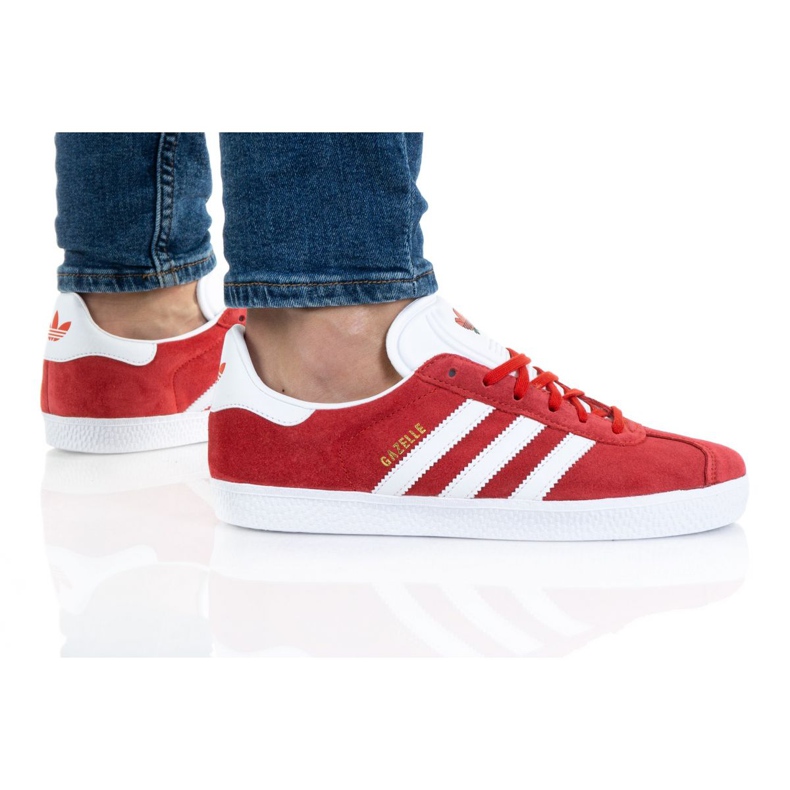 Adidas Gazelle Jr FX6116 Schuhe rot orange