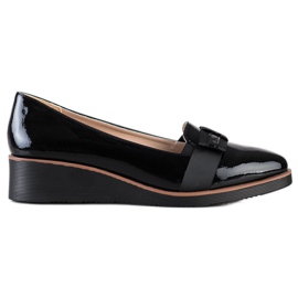 W. Potocki Schuhe mit Zierband schwarz