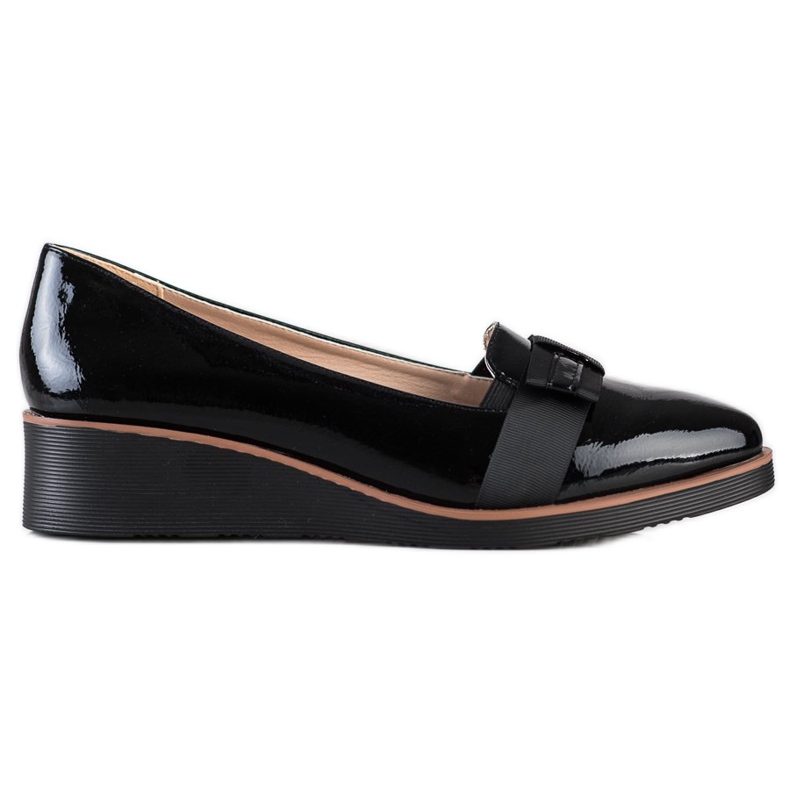 W. Potocki Schuhe mit Zierband schwarz