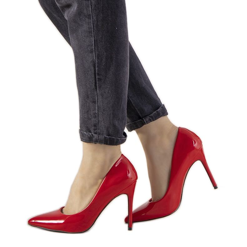 Rot lackierte Ibiza-Heels