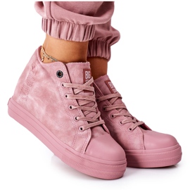 Ledersneaker Big Star II274092 Rosa
