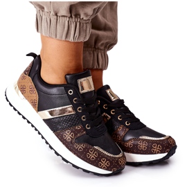 Sportschuhe Sneakers Schwarz Next braun