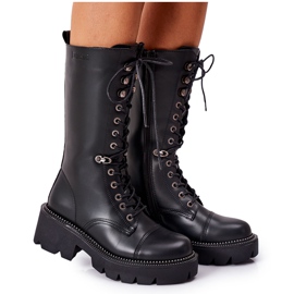 Warme Stiefel Glany Big Star II274115 Schwarz