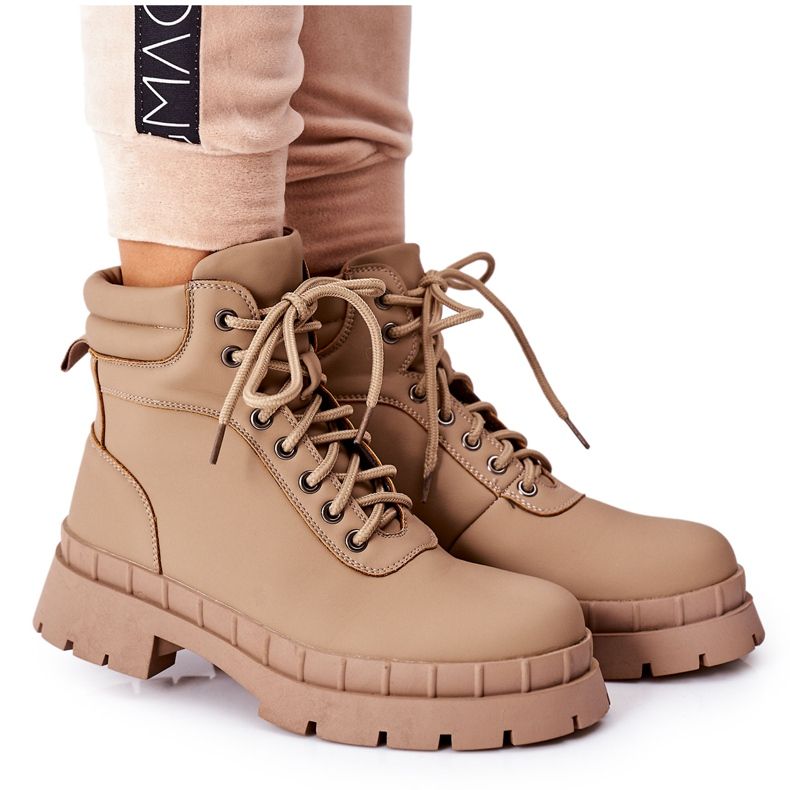 Big Star Timberki Traperki Khaki Mustgrow Stiefel