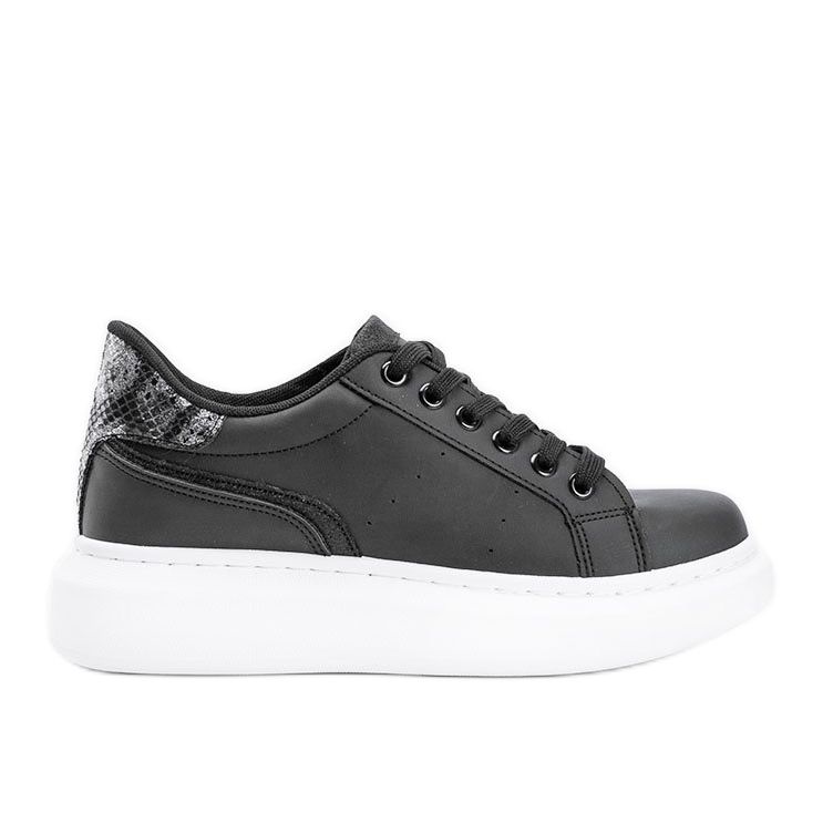 Schwarze Aliccer klobige Sneaker