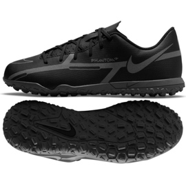 Nike Phantom GT2 Club Tf Jr DC0827 004 Fußballschuhe schwarz schwarz
