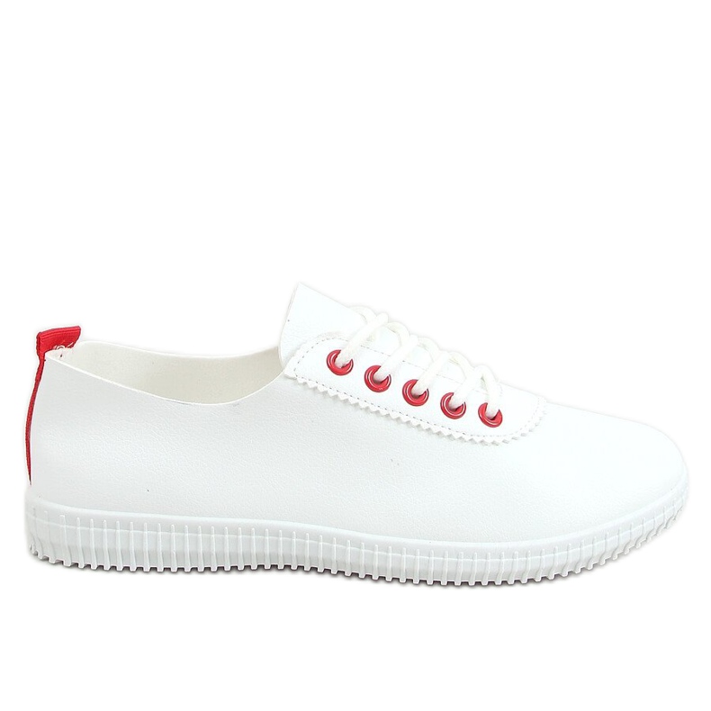 Damen-Sneaker weiß und rot JF-873 Red