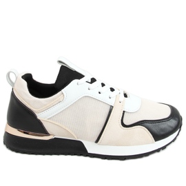 Mehrfarbige Sportschuhe 5315 SCHWARZ / BEIGE