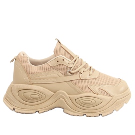 Dunkelbeige Sportschuhe LA182 Khaki