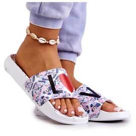 Damen Hausschuhe Big Star Love Weiß DD274A256