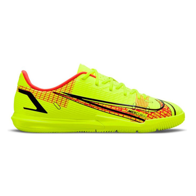 Nike Mercurial Vapor 14 Academy Ic Jr CV0815-760 Fußballschuhe mehrfarbig gelb