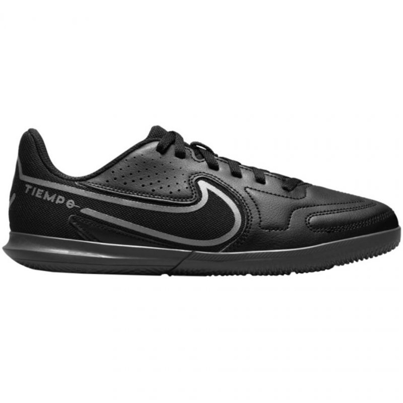 Nike Tiempo Legend 9 Club Jr Ic DA1332 004 Fußballschuhe schwarz schwarz