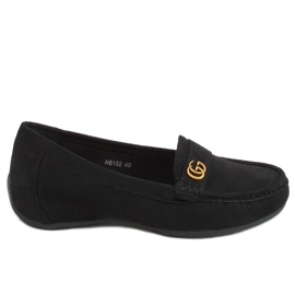 Schwarze Damen Slipper H8192 Negro