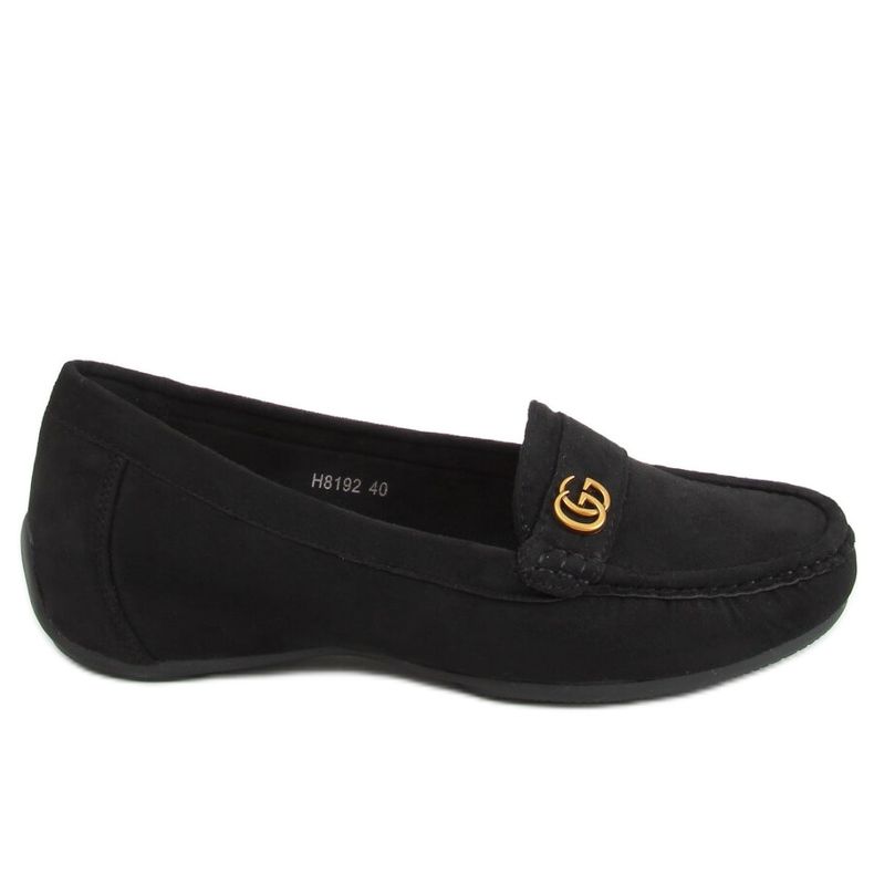 Schwarze Damen Slipper H8192 Negro