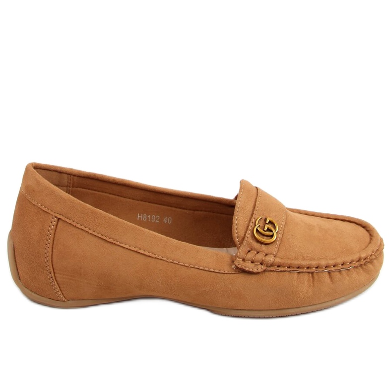 Mokassins für Damen camel H8192 Camel braun