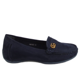 Marineblaue Damen Slipper H8192 Azul navy blau