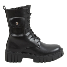 Schwarz Arbeiter mit Tasche UK50P Schwarz