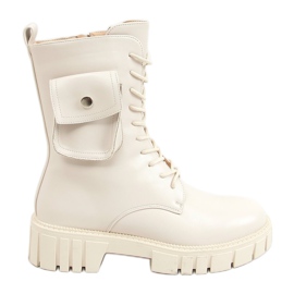 Beige Arbeiter mit Tasche UK50P Beige