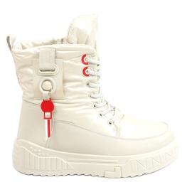 Damen Schneestiefel beige NB509P Beige