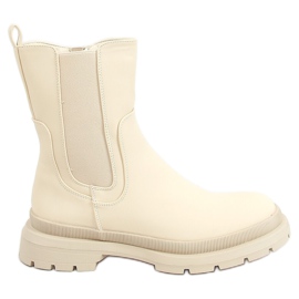 Beige Jodhpurstiefel QT26P Beige