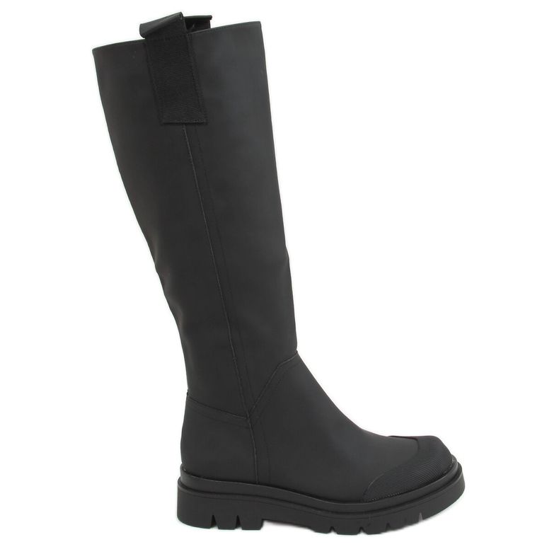 Schwarze Damenstiefel QT27P Schwarz