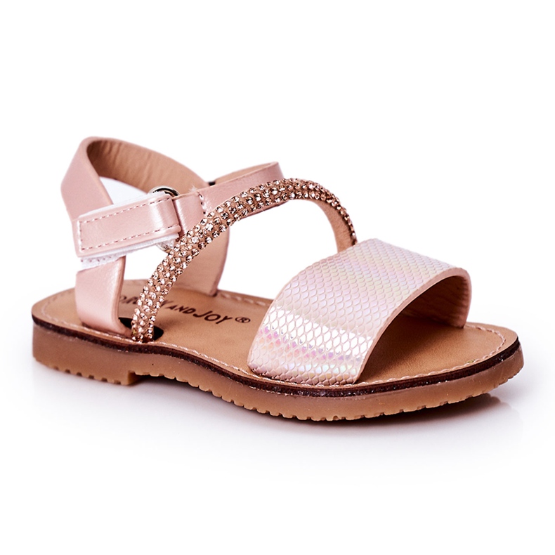 FR1 Kindersandalen mit Pailletten Pink Blake rosa