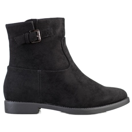 J. Star Schwarze Stiefeletten