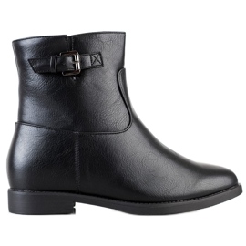 J. Star Schwarze Stiefeletten