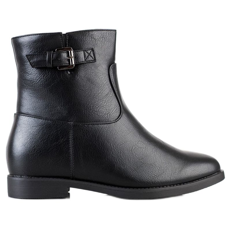 J. Star Schwarze Stiefeletten