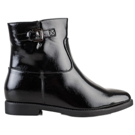 J. Star Schwarze Stiefeletten