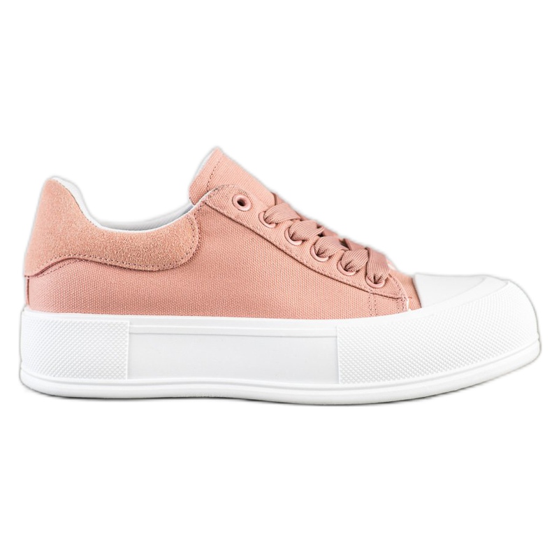 Goodin Klassische Sneaker auf der Plattform rosa