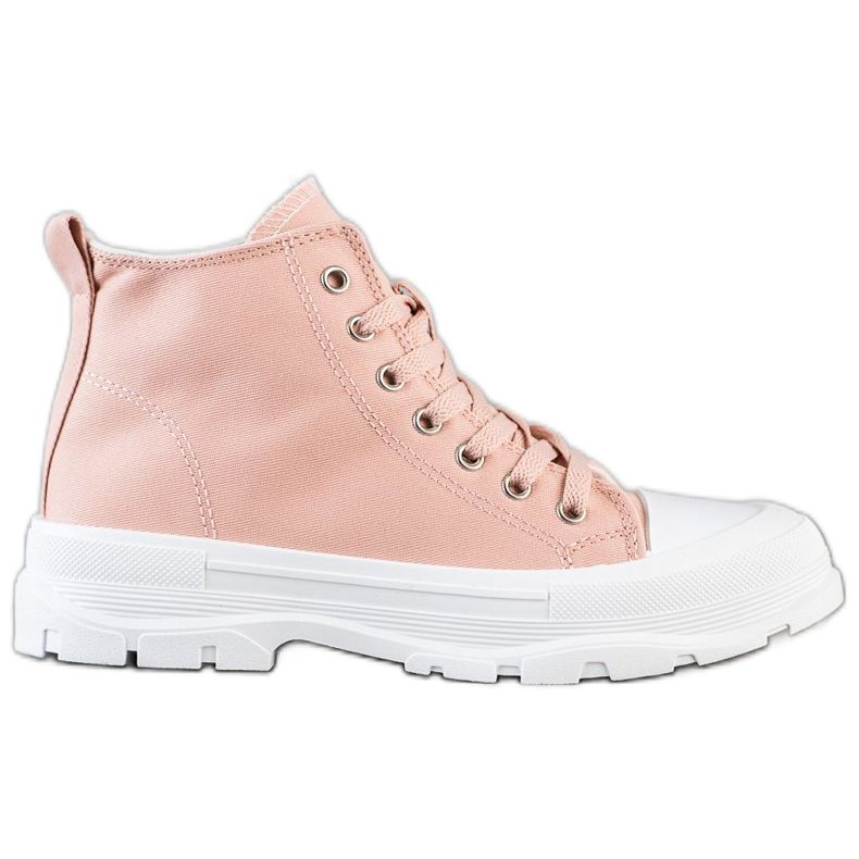 Goodin Hohe rosa Turnschuhe