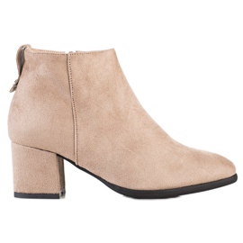 Klassische beige VINCEZA Stiefel