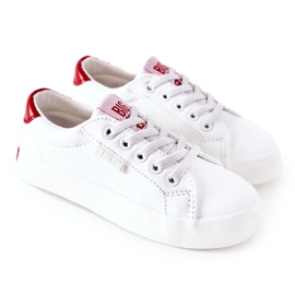 Kinder Leder Sneaker Big Star DD374134 Weiß