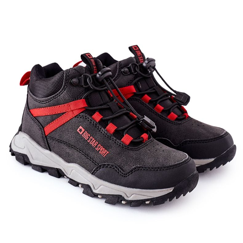 Kinder Trekkingschuhe Big Star GG374046 Schwarz