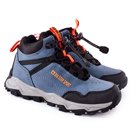 Kinder Trekkingschuhe Big Star GG374048 Marineblau navy blau