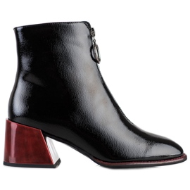 Filippo Stylische Stiefel mit Reißverschluss schwarz