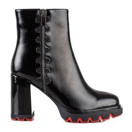 Filippo Modische Stiefel mit hohem Absatz schwarz