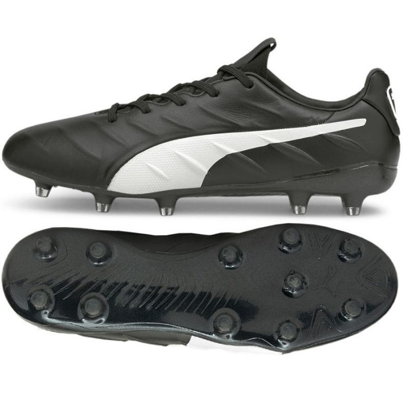 Puma King Platinum 21 FG/AG 106478 01 Fußballschuhe schwarz schwarz