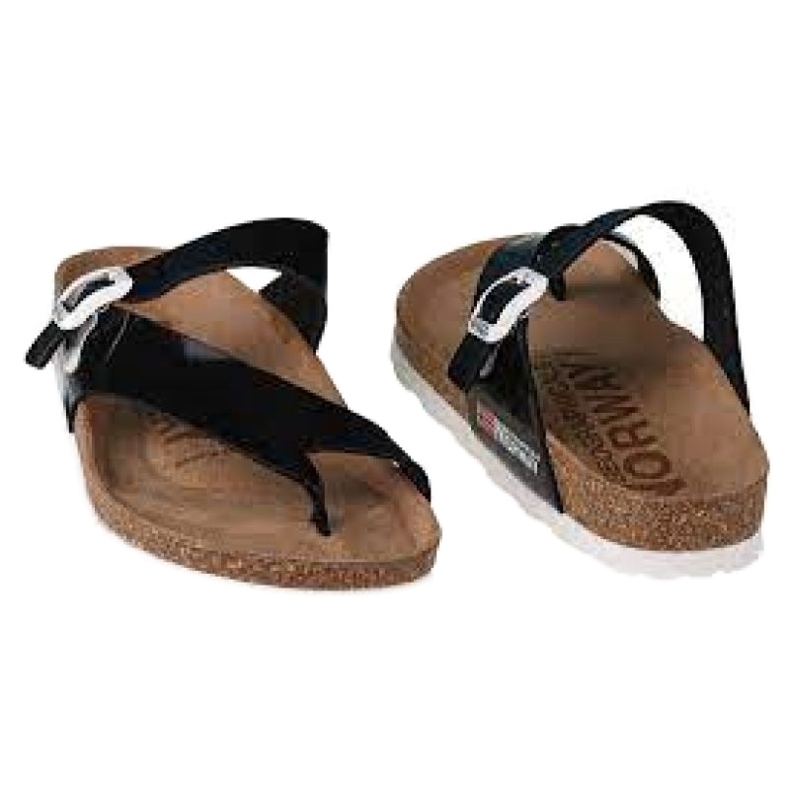 Geographical Norway Sandalias Infradito Donna GNW20415-35 Flip-Flops schwarz