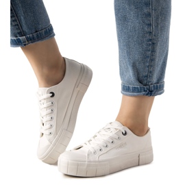 Weiße Big Star Damen Gooby Sneakers