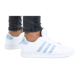 Adidas Grand Court K GV7109 Schuhe weiß lila