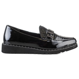 Filippo Modische Lederschuhe schwarz