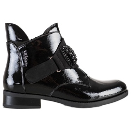 S. BARSKI Elegante S.BARSKI Stiefel schwarz