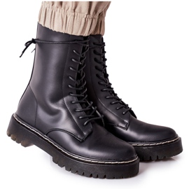 S.Barski Corydon Damen Workers Stiefel in Schwarz