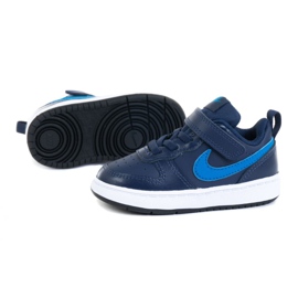 Nike Court Borough Low 2 (TDV) M BQ5453-403 Schuhe lila marineblau