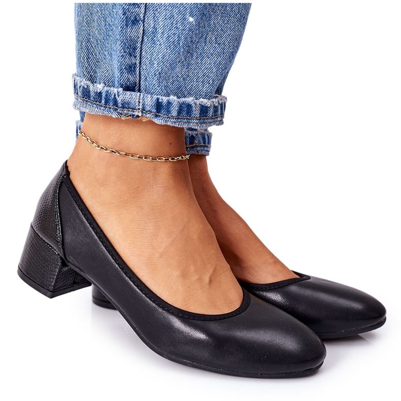 S.Barski Lederpumps S. Barski 20-L1 Schwarz