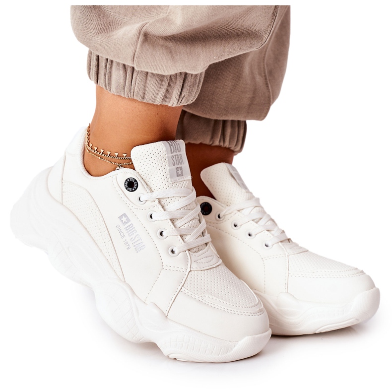 Damen Sportschuhe Memory Foam Big Star II274359 Weiß