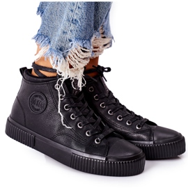 Hoher isolierter Sneaker Big Star II274157 Schwarz
